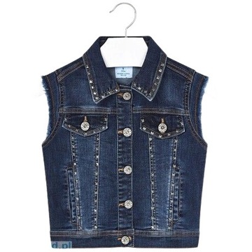 Kamizelka jeans dziewczęca Mayoral 6304-15 r. 140