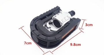 СКЛАДНЫЕ ПЕДАЛИ ДЛЯ БЕЗОПАСНОЙ ЕЗДЫ НА ВЕЛОСИПЕДЕ ИЗ АЛЮМИНИЕВОГО СПЛАВА