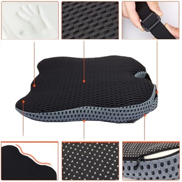 ПОДУШКА КЛИНОВОГО КОВРИКА ДЛЯ АВТОКРЕСЛА, ОФИСНОГО КРЕСЛА MEMORY FOAM