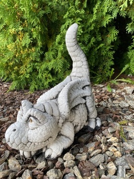 Садовые бетонные фигурки Бетонные садовые украшения дракона Фигурка дракона