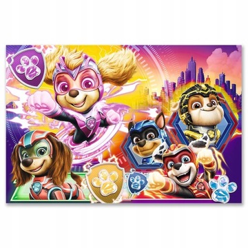 Пазл 100 деталей. Знакомьтесь: Могучие щенки