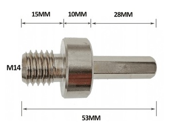 Адаптер для кольцевой пилы M14 Falon-Tech FT0301