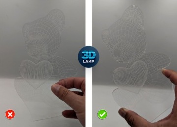 Ночная лампа 3D медведя светодиодные лампы