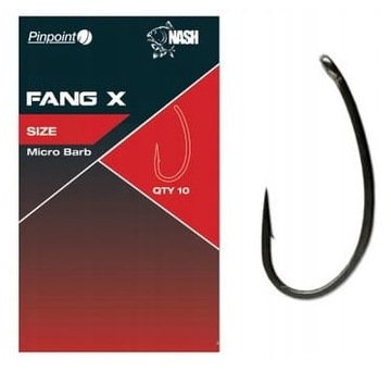 Nash Haczyki Pin Point Fang X roz. 4