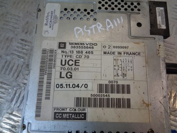Радио радио Нави Опел Астра H III 04-