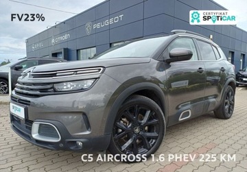 Citroen C5 Aircross SUV Plug-In Facelifting 1.6 PureTech Plug-In 225KM 2022 Citroen C5 Aircross 175 1.6 PHEV 225 KM Shine Pack AUTOMAT I wl. FV23