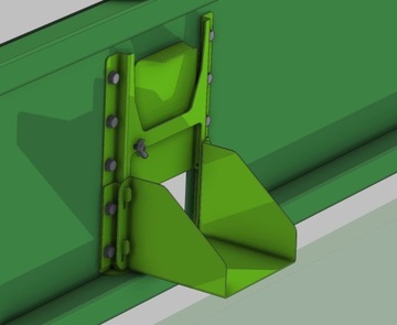 Новый желоб Dump Damper для прицепов с желобом
