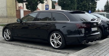 Диффузор заднего бампера RS6 Look для Audi A6 C7 4G 2011-2014 Avant