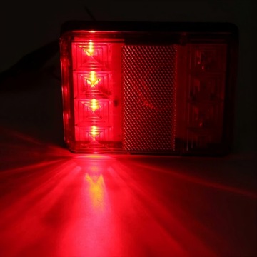 ЗАДНИЙ ФОНАРЬ X2 ЗАДНИЙ ЛЕВЫЙ ПРАВЫЙ КОМБИНИРОВАННЫЙ СВЕТОДИОД ПРИЦЕПА НАБОР ЗАДНИХ СВЕТОДИОДОВ