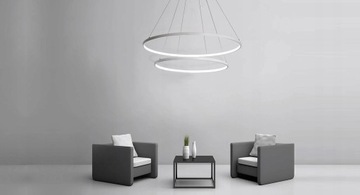 ПОДВЕСНОЙ СВЕТИЛЬНИК, КОЛЬЦЕВАЯ ЛЮСТРА, САМОЛЕТ, ДИСТАНЦИОННОЕ УПРАВЛЕНИЕ, LED 40-60