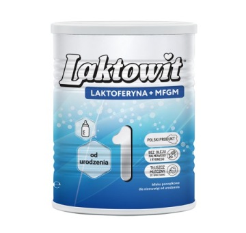 Молоко Адаптоване Laktowit 1 Лактоферин Велика Банка Стартові 0-6 міс. 850 г