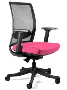 Fotel ANGGUN M profilowany do biura- Magenta BL