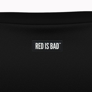 Red is Bad Koszulka damska czarna Flaga Haft - L