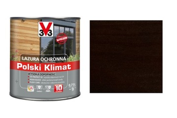 Lazura V33 Polski Klimat 10 lat Palisander 0,75L