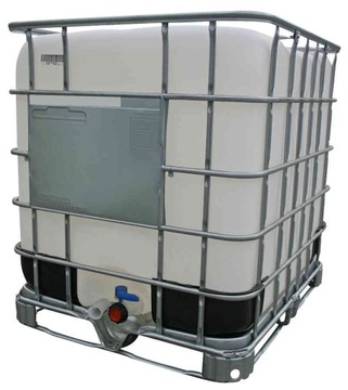 Резервуар для воды на поддоне 1000л МАУЗЕР+КРАН+СОЕДИНЕНИЕ ШЛАНГА
