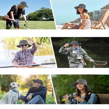 Рыбацкая шляпа лето лето латвийский мужской пляж