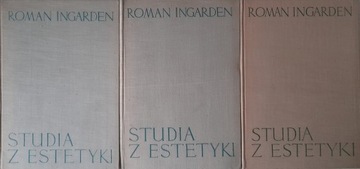 STUDIA Z ESTETYKI TOMY 1-3 ROMAN INGARDEN