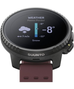 GPS-карты для умных часов Suunto Вертикальный черный Рубин