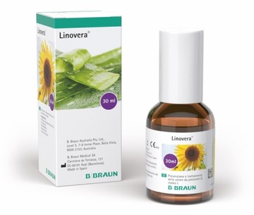 Linovera 30ml olejek zawiera: Aloes, kwas linolowy, Asian Centela (Wąkrota)