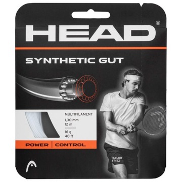 Naciąg Head SYNTHETIC GUT set. 12 m. black 1,30 mm