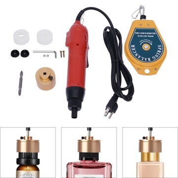 Электрическая укупорочная машина для бутылок диаметром 10-30 мм.