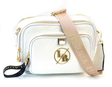 Сумка-мессенджер с логотипом LAURA BIAGGI 3в1