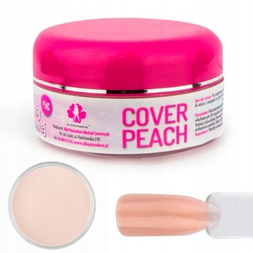 ACRYLIC NAILS 15г акриловая пудра COVER PEACH