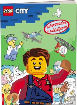 Lego city Kolorowanka z naklejkami