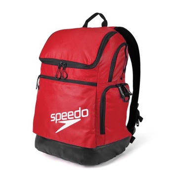 Plecak sportowy SPEEDO Teamster 2.0 Rucksack Na basen 35L Czerwony POJEMNY