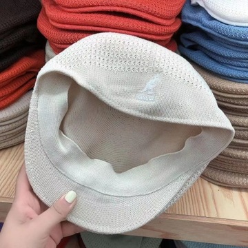 Kangol nowe kolory siateczkowa moda męska damska płaska czapka