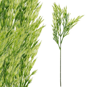 BOHO GAŁĄZKA ZIELONA DODATEK DO STROIKÓW BUKIETÓW 47cm DŁUGA ROŚLINA