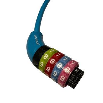 Велосипедный замок GERDA BABY COMBO FLEX 650/8C Красный