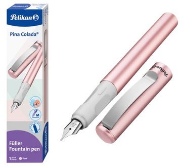 Перьевая ручка Pelikan Pina Colada розовая + картридж