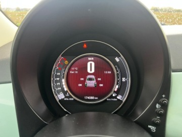 Fiat 500 II Seria 4 1.2 69KM 2016 Fiat 500 Fiat 500 1.2 8V 69KM Lounge 1-Wlasciciel 1.2 Benzyna 69KM, zdjęcie 19