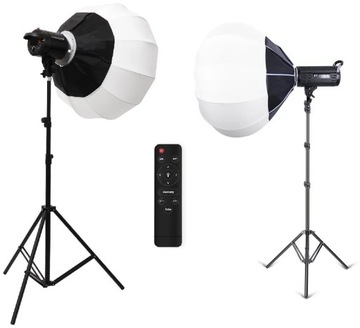 LAMPA LED 150W SOFTBOX DO ZDJĘĆ STATYW 220CM
