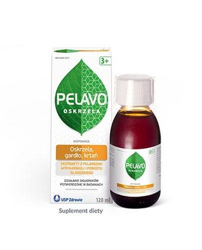 Pelavo Oskrzela, gardło, krtań syrop 120 ml