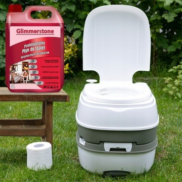 ЖИДКОСТЬ ДЛЯ ТУРИСТИЧЕСКИХ ТУАЛЕТОВ ДЛЯ КРАСНЫХ СМЫВАТЕЛЕЙ 5Л