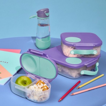 Lunchbox B.Box Lilac+bidon Wave Sistema TURKUS bbox z pojemnikiem