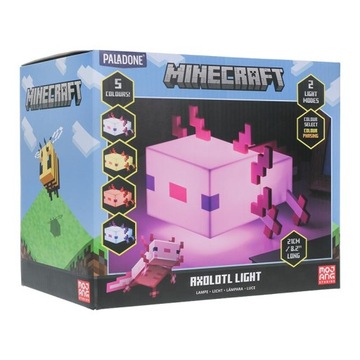 Lampka Minecraft Axolotl