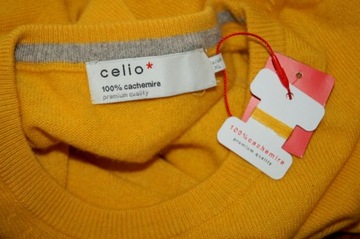 CELIO 100% kaszmir luksusowy puszysty sweter NOWY XL