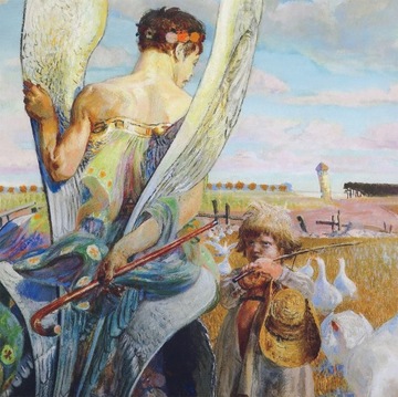 Нагрудный платок с репродукцией картины