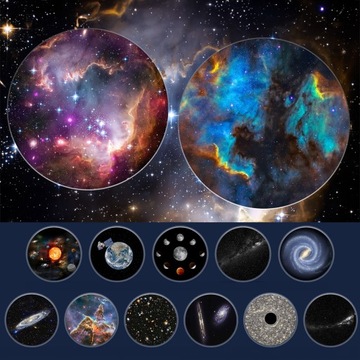 Projektor gwiazd lampka 13x dysk planety USB Planetarium 360 stopni