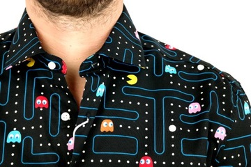 OPPOSUITS Koszula męska PAC-MAN kolorowa M 39/40