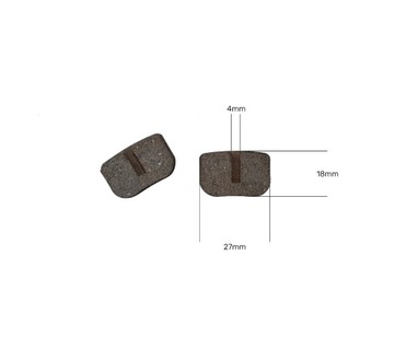 Akcesoria części do hulajnogi Klocki 27 x 18 mm