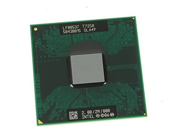 Intel Core 2 duo T7250 2.00GHz 800Mhz FSB 2MB