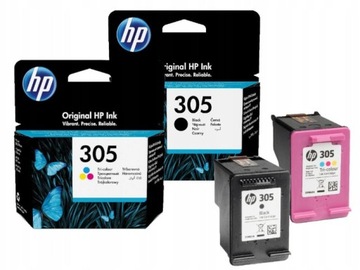 Набор чернил HP 305, черный цвет