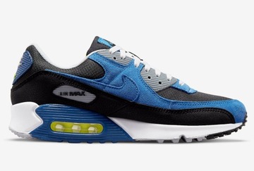 BUTY SPORTOWE MĘSKIE NIKE AIR MAX 90 MESH BLACK ATLANTIC VOLT DM0029-001 44