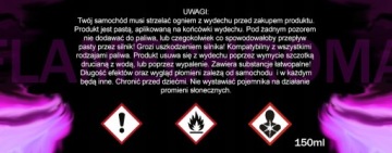 Паста FlameChroma для окрашивания пламени от выхлопных газов КРАСНАЯ