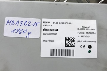 KOMPLET ZAPALOVACÍ BMW 7 (F01, F02) 7619884 4.4L HYBRID 330KW 2011