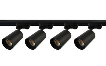 Zestaw szynoprzewód 3F szyna 2m + 4 lamy GU10 LED